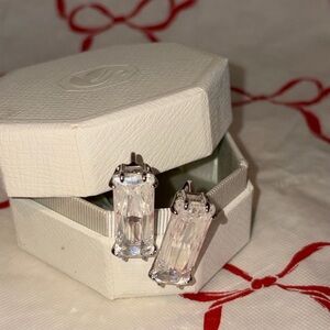 Swarovski crystal Earrings  ear cuff clip